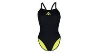 banador aquasphere essential tie back negro amarillo