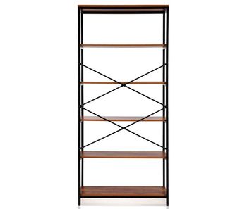 Estantería industrial nyana home | diseño moderno y resistente | 5 baldas amplias | optimización de espacio | estilo versátil y decorativo