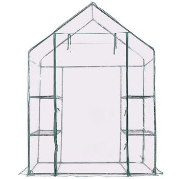 Costway Invernadero con Cubierta 143 * 73 * 195cm para Jardín