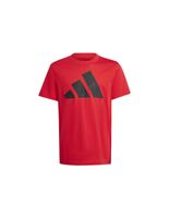 camiseta adidas bl 160 infantil rubi puro  negro