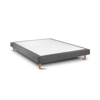 sommier rigide 15 ascot  graphite redonda 200 x 90 cm