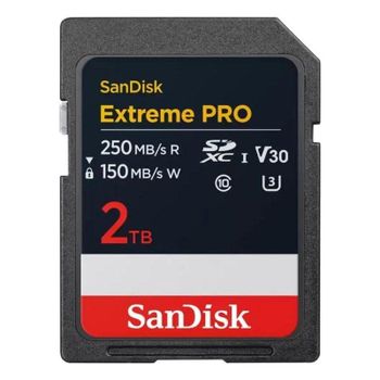Tarjeta de memoria SDXC SanDisk Extreme PRO 2 TB UHS-I V30