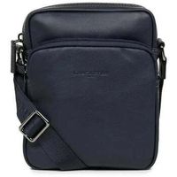 lancaster bolso bolso tipo satchel cuero soft vintage azulcamel para hombre