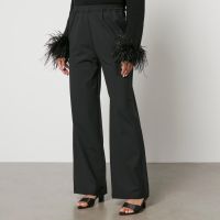 sleeper off the duty crepe straight-leg trousers - s