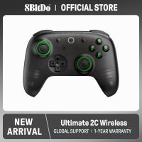 8bitdo - controlador de juegos inalambrico ultimate 2c para pc windows 10 11 steam deck raspberry pi android