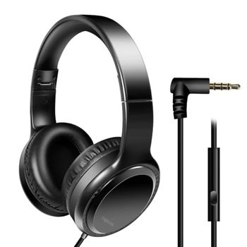 LogiLink Stereo-Headset mit Mikrofon 3.5-mm-Klinkenstecker schwarz