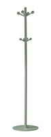 perchero de madera de haya verde 182x37x37 cm