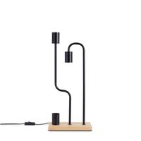 lampara de mesa keral marron