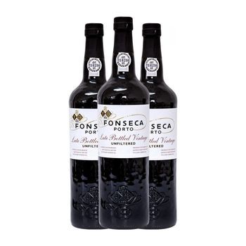 Fonseca Port Vino Generoso Late Bottled Vintage L.b.v. Unfiltered Porto 75 Cl 20% Vol. (pack De 3 Unidades)