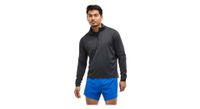 camiseta 1 4 zip hoka glidetech negra  hombre
