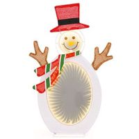 muneco de nieve led con 2 luces de tunel figura navidena luces navidenas
