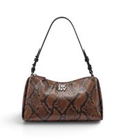 dkny para mujer r63dme54 bolso remy marron osfa casual animal print poliuretano