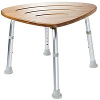 taburete de bano de bambu 150 kg a00502081 ridder