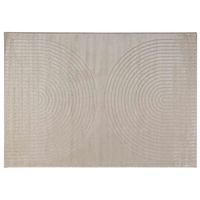 alfombras de area galati beige 170 x 120 cm poliester