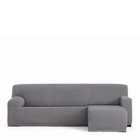 funda chaise longue derecha brazo corto elastica tejido jacquard troya naranja