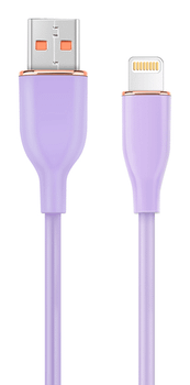CABLE DE CARGA Y DATOS GEMBIRD DE SILICONA PREMIUM DE 8 CLAVIJAS 1,5 M VIOLETA