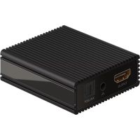 splitter hdmi goobay 79138 con extraccion de audio 4k 30 hz aluminio