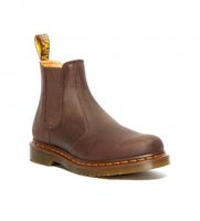 dr martens para hombre 27486201 botines de piel chelsea 2976 marron 37 plano ninguno casual