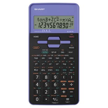 Sharp EL-531TH Calculadora Científica 10 Dígitos Violeta