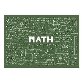 Papel Pintado 3d - Mathematical Formulas (250x175 Cm)