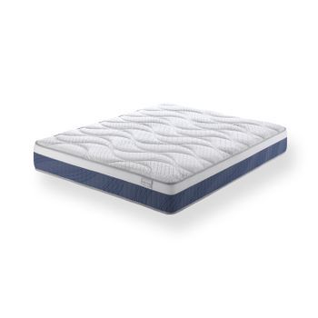 Colchón Viscoelástico 200 X 200 (cm) Hybrid - Firmeza Media - 5 Capas De Espuma Premium - Tratamiento Aloe Vera - Moisury