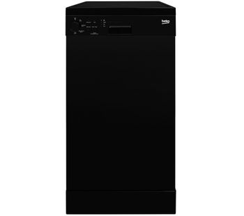 BEKO DFS04010B Slimline Dishwasher - Black, Black