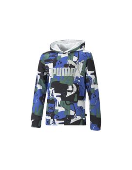 Sudadera Puma Essentials+ Street Art Aop Niño Blanco