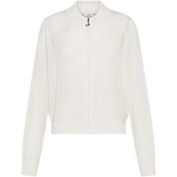 Deha Chaqueta de punto Mesh-Effect Full-Zip Sweater para mujer