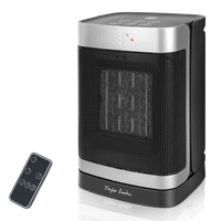 taylor swoden fiery - calefactor ceramico ptc 1500w con mando a distancia pantalla led temporizador 24h oscilante 70 3 velocidades y modo eco calentamiento rapido dormitorios despachos etc