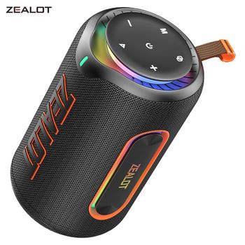 Zealot_MP1 Altavoz Bluetooth portátil 60W StormBox Blast Altavoz inalámbrico para exteriores IPX6 Altavoz impermeable para fiesta y Camping 12H ZEAL