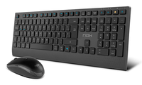 combo teclado-raton nox lite duo inalambrico es negro