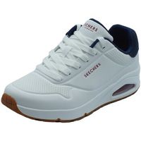 skechers zapatos 183004 uno suited on air white navy para hombre