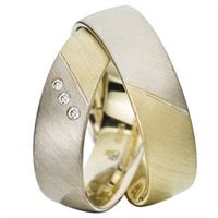 alianzas oro amarillo y blanco 6mm