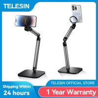 telesin soporte magnetico universal de liberacion rapida para telefono movil soporte de telefono de aleacion de aluminio para iphone huawei xiaomi samsung