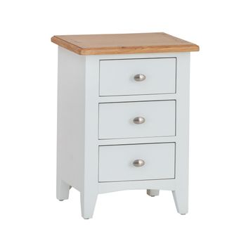 Arlia Bedroom 3 Drawer Bedside Cabinet