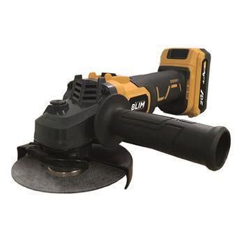 Radial A Bateria 125mm 20v 4.0ah - Velocidad Sin Carga 8500rpm - Agarre Ergonomico Suave - Color Amarillo Blim