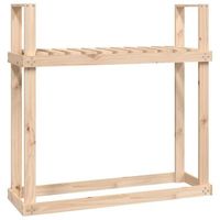 lenero de madera maciza de pino 110x35x1085 cm vidaxl