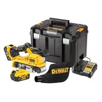 lijadora de banda dewalt xr 18v li-ion bruhless - 2 baterias 50 ah - dcw220p2-qw