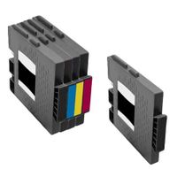 compatible multipack ricoh aficio gx3050n printer ink cartridges 5 pack -405532