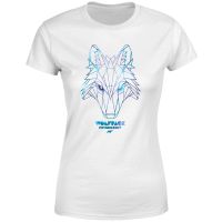 wolfpack galaxy chest womens t-shirt - white - 4xl - white