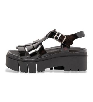 Art para mujer. 120421101003_001 Sandalias 2042 de piel negro (41), 5 a 8cm, Hebilla, Casual