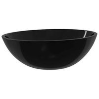 lavabo de vidrio negro 50x37x14 cm vidaxl