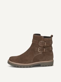 CAPRICE Bootie, brown, made of Leather without heel, Size 37
