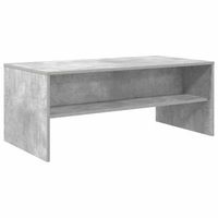 mesa de cafe - mesa de centro - mesa baja gris concreto 100 x 50 x 40 cm