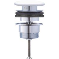 valvula push-open duravit con tapa de valvula ceramica blanco 0050790000