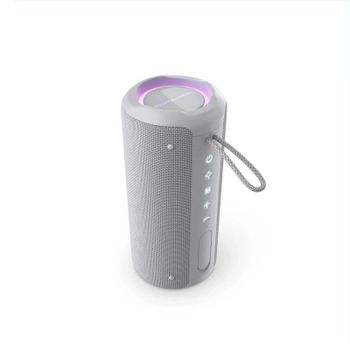 Energy Sistem Soundbliss Altavoz Bluetooth Potente 40W y Portatil TWS 12H Autonomia IPX6 Resistente al Agua Sostenible Plastico Reciclado Luces LED USB y MicroSD para Exterior e Interior Cloud