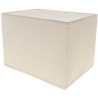 pantalla kosovar retangular con encaje e14 l20xan14xal14cm natural crudo