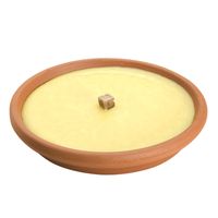 sanco store - papillon vela antimosquitos citronela recipiente terracota 16 cm  170 gramos