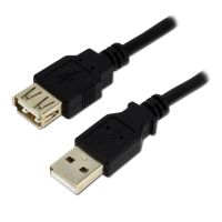 cable usb mcl mc922amf-5mn 5 m usb 20 machohembra negro