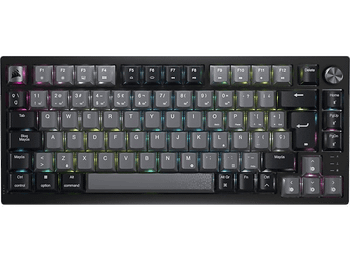Teclado gaming - Corsair K65 PLUS WIRELESS, USB, Teclas iluminadas, 75% Tamaño, Plateado y Gris oscuro